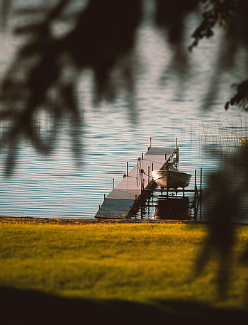 Water, Lake, Shore, Bank, Pier, Miscellanea, Miscellaneous, Boat HD phone wallpaper