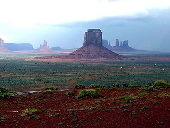 Colorful Monument, brush, field, canyon, rock HD wallpaper