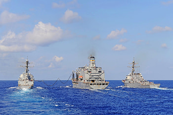 Replenishment Oiler, Warships, Military, Usns Leroy Grumman (T Ao 195), Guided Missile Destroyer, Marines, Missile Destroyer, Navy, Refueler, Ship, Uss Barry, Uss Gravely, Vehicle, Warship HD wallpaper