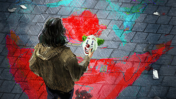 Joker Mask, joker-movie, joker, superheroes, supervillain HD wallpaper