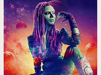 Zoe Saldana, Gamora, movie, Guardians of the Galaxy Vol. 3 HD wallpaper