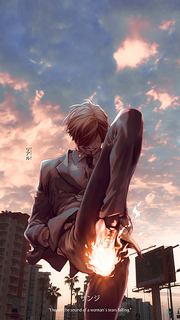 Vinsmoke Sanji, cloud, sky, strawhat, r34ld1, luffy, zoro, onigashima HD phone wallpaper