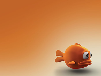 3D Fish, cool HD wallpaper