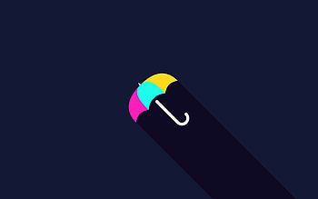 Umbrella Minimalist, umbrella, minimalism, minimalist, artist, artwork, digital-art HD wallpaper