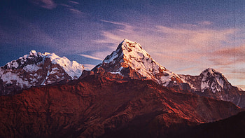 Annapurna Massif Mountains HD wallpaper