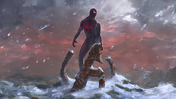 Justice Reborn Miles Morales, spiderman, miles-morales, superheroes, artwork, digital-art, deviantart HD wallpaper