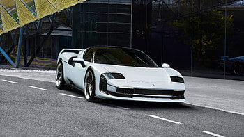 2025 Ferrari SC40, Coupe, Custom, Hybrid, Turbo, V6, car HD wallpaper
