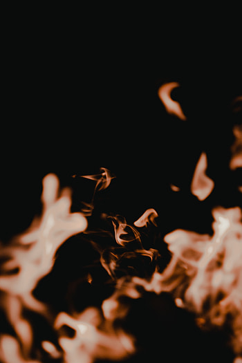 Fire, Dark, Flame, Blur, Smooth HD phone wallpaper