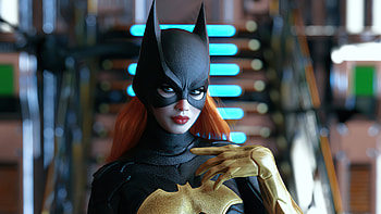 Batgirl Black Suit Gold Armor , batgirl, superheroes, artist, artwork, digital-art, artstation HD wallpaper
