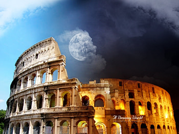 Landscape, Architecture, Colosseum HD wallpaper