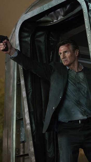 Liam Neeson, The Commuter movie, resolution HD phone wallpaper