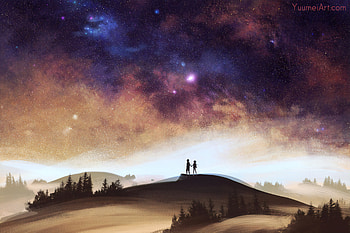 Above The Fog , artist, artwork, digital-art, deviantart HD wallpaper