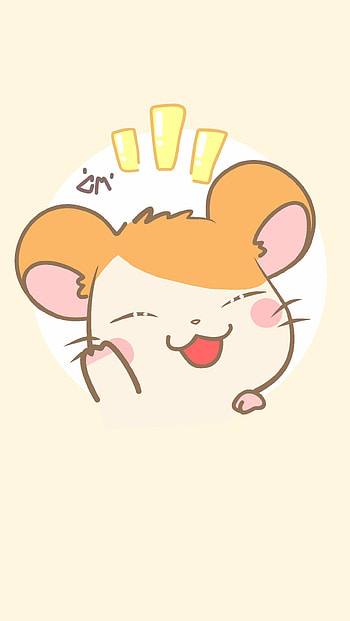 Happy Hamtaro, Cartoon hamster, Cute , Delightful hamster HD phone wallpaper