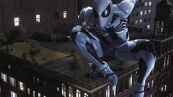 Symbiote Peter, video game, Marvel's Spider-Man 2 HD wallpaper