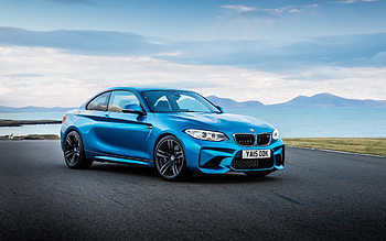 Blue, BMW M2, luxury sedan HD wallpaper