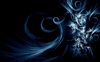 Abstract, Flowers, Background, Patterns, Dark HD wallpaper