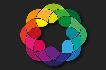Abstract, Multicolored, Motley, Form, Black Background HD wallpaper