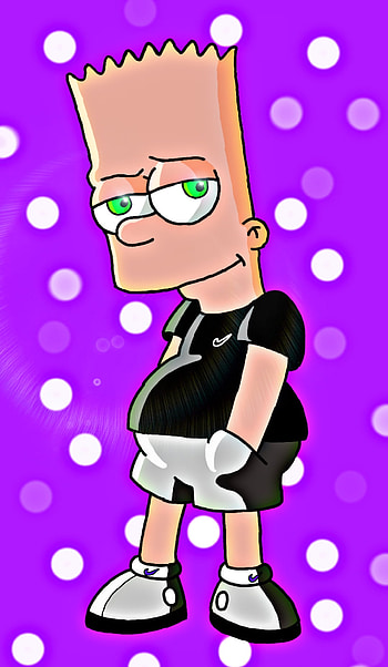 Bart Simpson Nike HD phone wallpaper