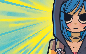 Ramona Flowers, book, ramona, scott, comic, flowers, pilgrim HD wallpaper