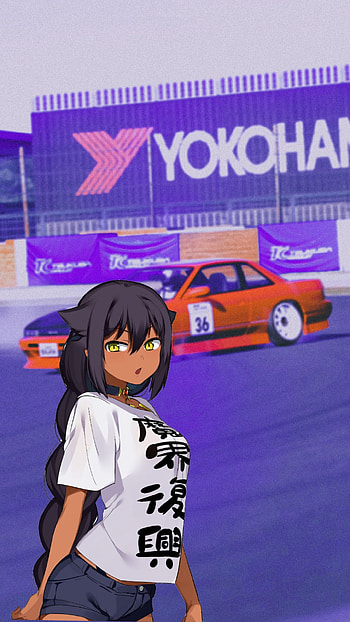 S13 and Jahy-sama, automotive lighting, animes HD phone wallpaper