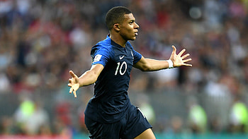 Kylian Mbappe, Best young player, World Cup 2018, Goal. com HD wallpaper