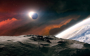Landscape, Fantasy, Planets, Universe HD wallpaper