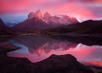 lake-Chile, Chile, sky, Nature, lake HD wallpaper
