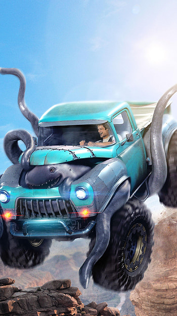 Monster Trucks (2022) movie HD phone wallpaper