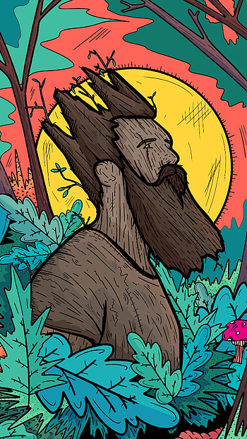 Wood land king and god, Water, fun HD phone wallpaper