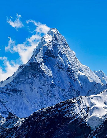 Everest, sky, Nepal HD phone wallpaper