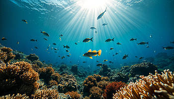Vibrant Ocean Depths - Ultra, ocean, underwater, coral, fish, coral reef HD wallpaper