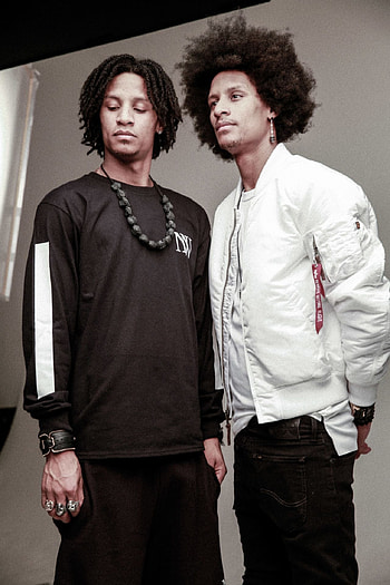 Les Twins, Unique hairstyles, Bad Santa themed, Creative dreadlocks HD phone wallpaper