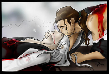 Shunsui never cryes, pain, sorrow, shunsui, death, captain, bleach, anime, crying, ukitake, blood HD wallpaper