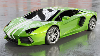 Lamborghini Aventador, Blender masterpiece, Finished project showcase, Artist community marvel HD wallpaper