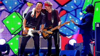 Bruce Springsteen, Keith Richards HD wallpaper
