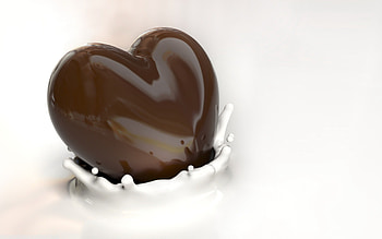 Chocolate Love, chocolate, candy, sweets, love, heart HD wallpaper