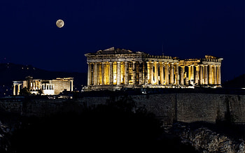 Acropolis, Beautiful backgrounds, Greek history, Ancient ruins HD wallpaper