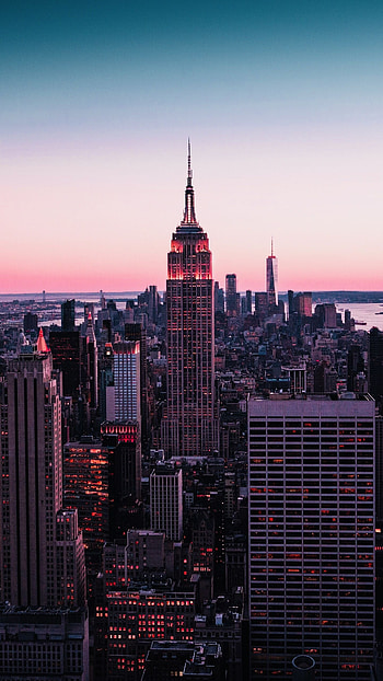 Manhattan Skyline, Travels, New York , Aesthetic beauty HD phone wallpaper