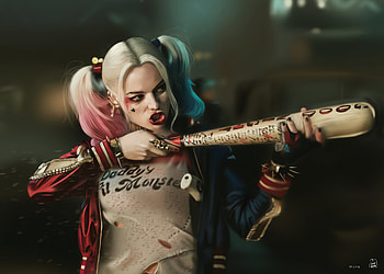 Harley Quinn, harley-quinn, artwork, superheroes, digital-art, artstation HD wallpaper