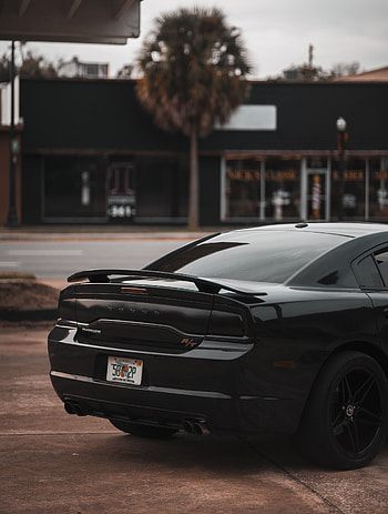 Cars, Car, Back View, Rear View, Dodge Charger HD phone wallpaper