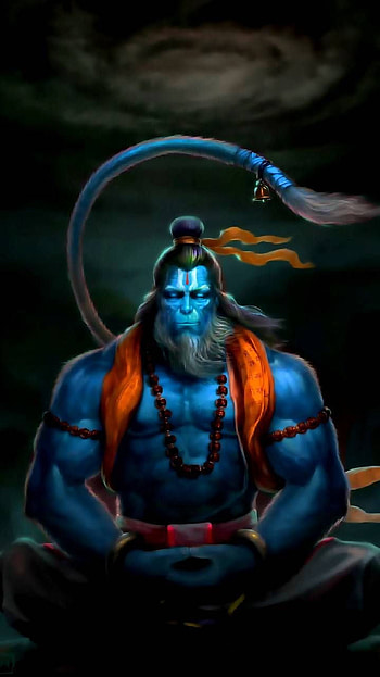Veer Hanuman . Lord hanuman , Hanuman, Hanuman ji , Hanuman Meditation HD phone wallpaper