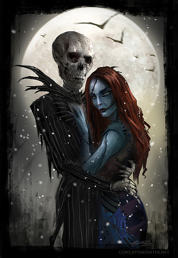 Jack and Sally 'Meant to Be' - Nightmare Before Christmas Fan ... HD phone wallpaper