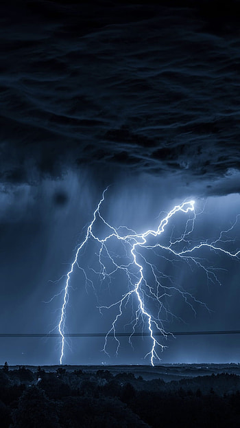 cloud, sky, night, graphy, lightning HD phone wallpaper