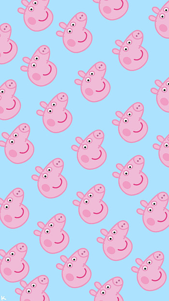 peppa pig, mix HD phone wallpaper