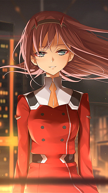 Zero Two Night Vibes — Darling in the FranXX Anime, Zero Two (Darling in the FranXX), Anime, Darling in the FranXX HD phone wallpaper