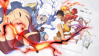 Anime, One Piece, Monkey D. Luffy, Gear 5 (One Piece) HD wallpaper