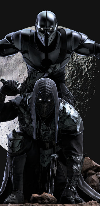 Noob Saibot, game, mkmobile, noobsaibot, mortalkombat, night, subzero, mk11, amoled, mk, scorpion HD phone wallpaper