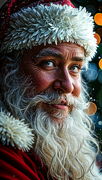 Santa Claus looking for you, Christmas HD phone wallpaper