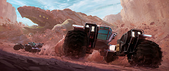 Futuristic Off-Road Rover | Sci-Fi Vehicle, Sci Fi, vehicle HD wallpaper