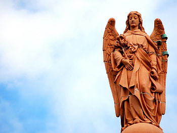 statue and sky , sky, statue HD wallpaper